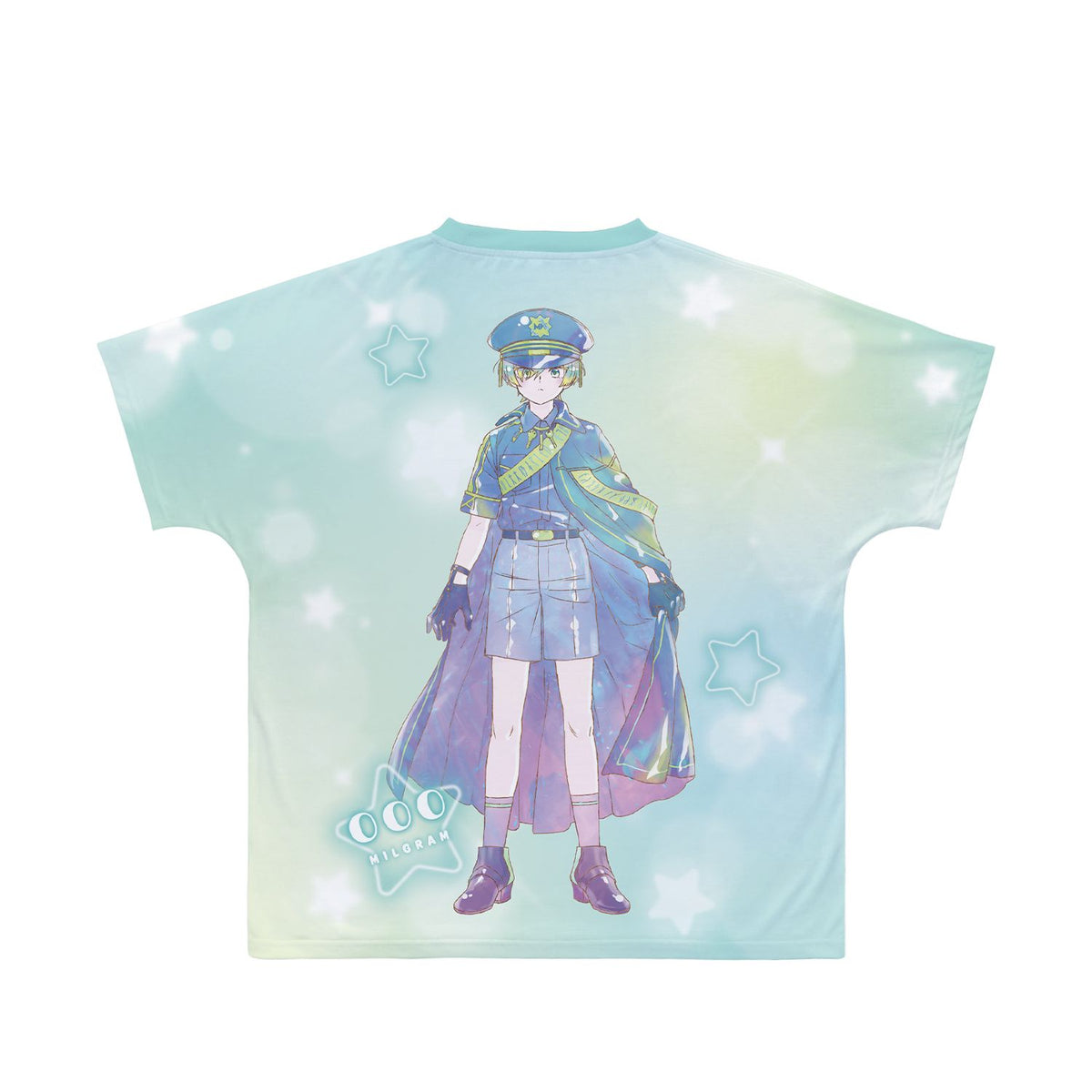 (Goods - Shirt) MILGRAM Es Ani-Art KAWAII label Full Graphic T-shirt Unisex