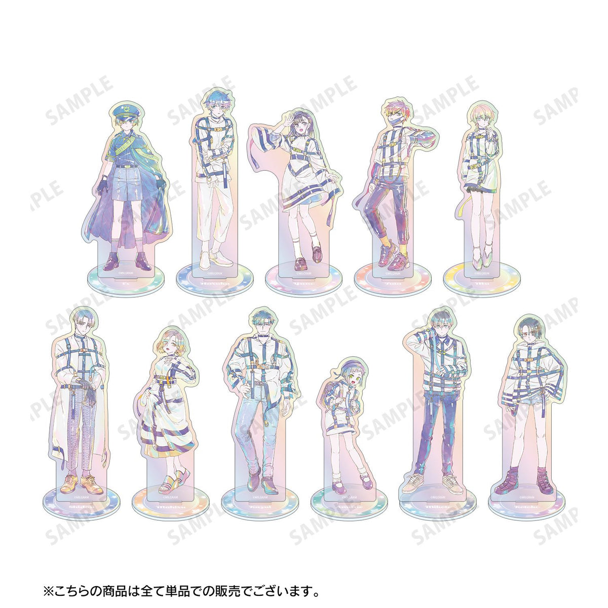 (Goods - Acrylic Stand) MILGRAM Haruka Ani-Art KAWAII label Iridescent Acrylic Stand
