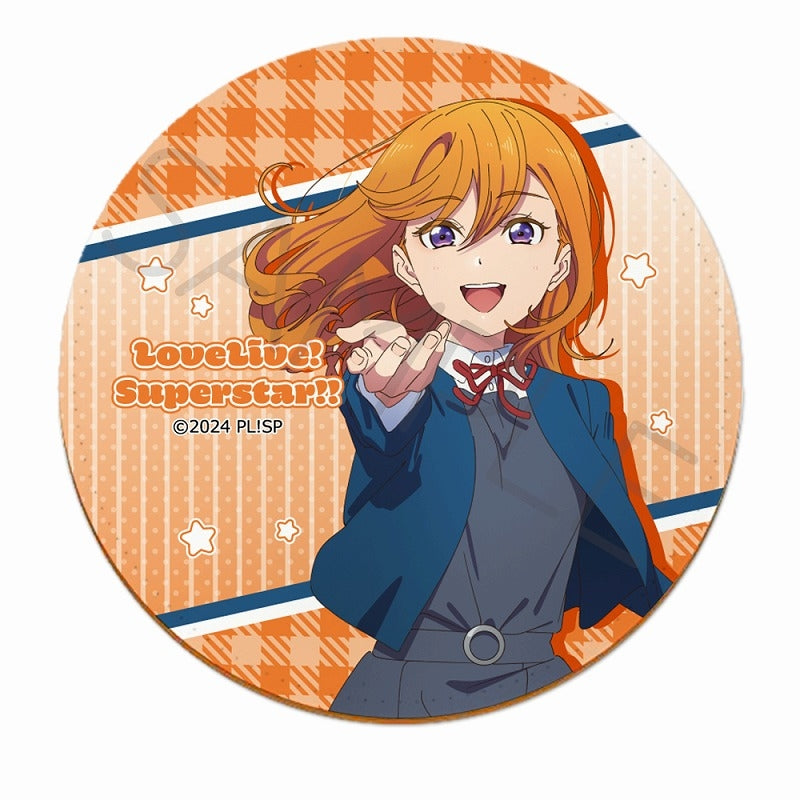 (Goods - Coaster) Love Live! Superstar!! Leather Coaster SA (Kanon Shibuya)