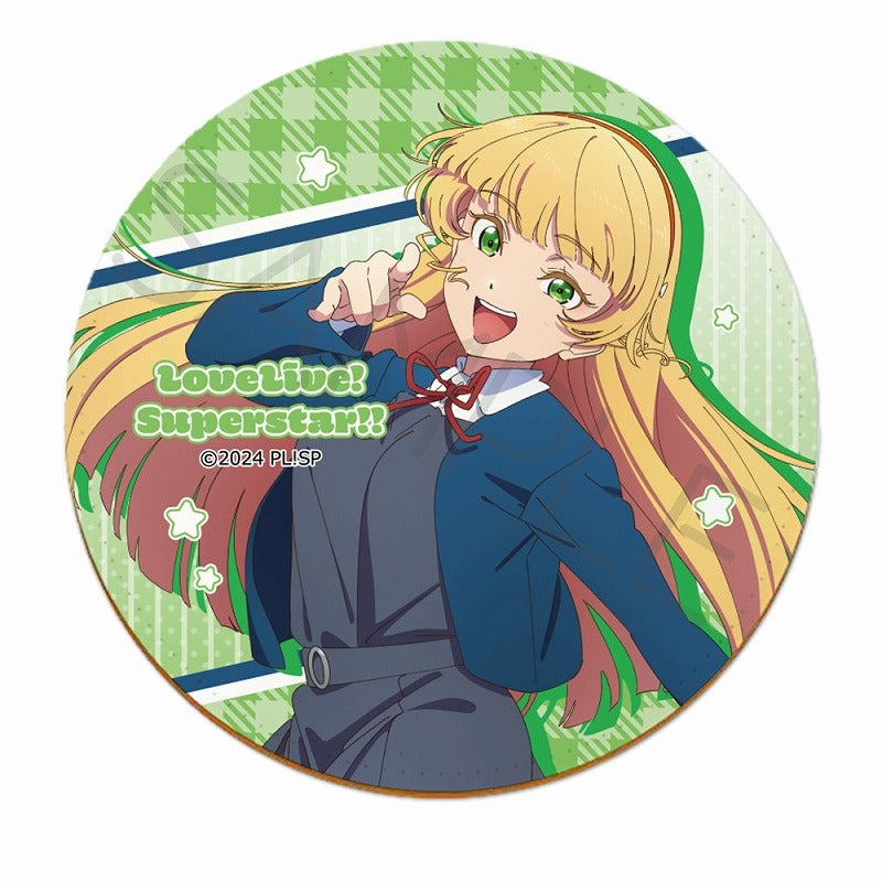 (Goods - Coaster) Love Live! Superstar!! Leather Coaster SD (Sumire Heanna)