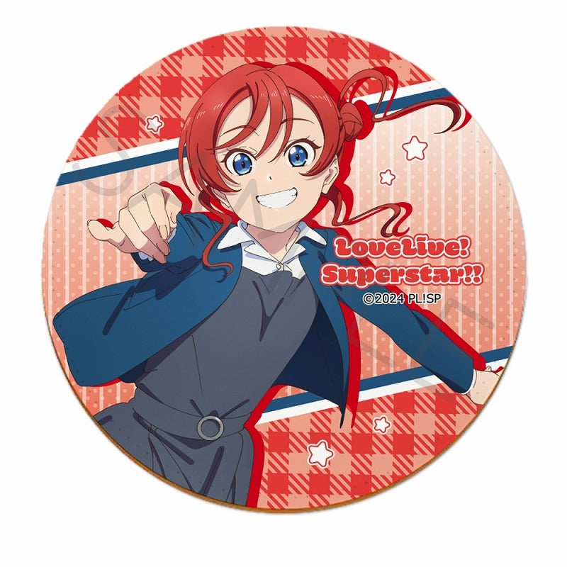 (Goods - Coaster) Love Live! Superstar!! Leather Coaster SG (Mei Yoneme)