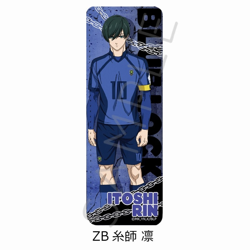 (Goods - Badge) Blue Lock TV Anime Leather Badge (Long) ZB (Rin Itoshi)