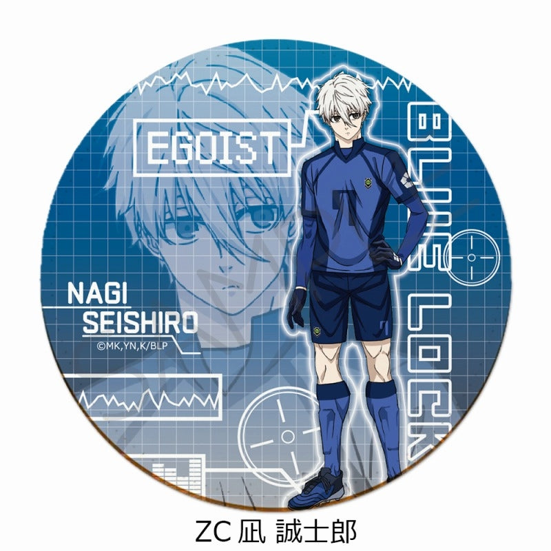 (Goods - Coaster) Blue Lock TV Anime Leather Coaster ZC (Seishiro Nagi)