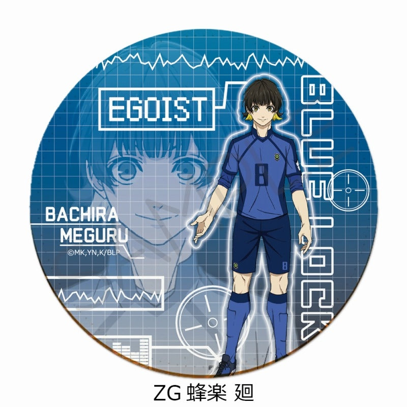 (Goods - Coaster) Blue Lock TV Anime Leather Coaster ZG (Meguru Bachira)