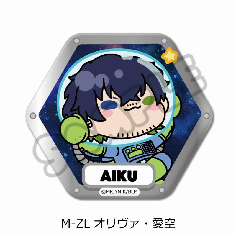 (Goods - Badge) Blue Lock TV Anime Hexagonal Button Badge M-ZL (Oliver Aiku)