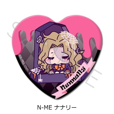 (Goods - Badge) CODE GEASS Lelouch of the Rebellion Heart-shaped Button Badge N-ME (Nunnally) (animate Advance Sales)