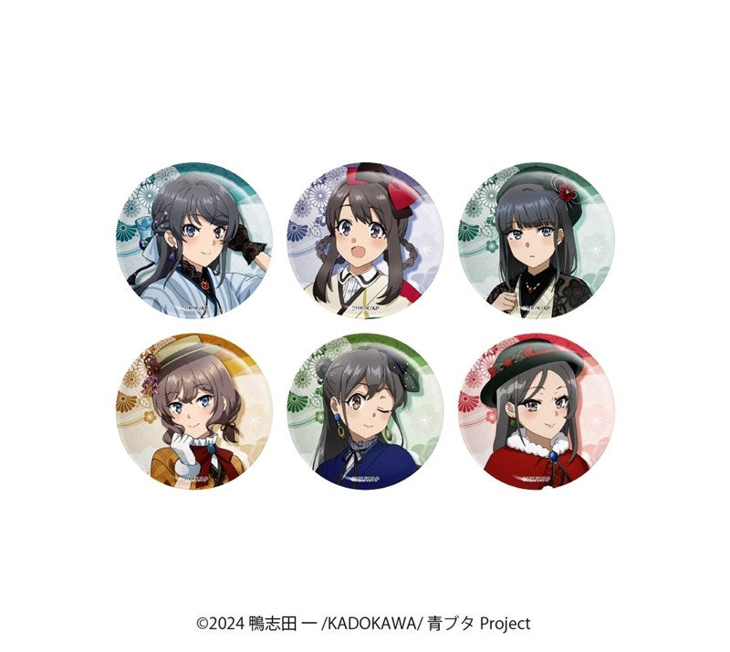 (1BOX=6)(Goods - Badge) Rascal Does Not Dream of Santa Claus Exclusive Art Button Badge