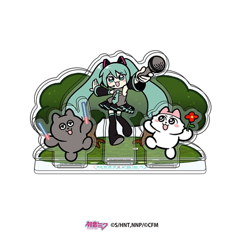 (Goods - Acrylic Stand) Hatsune Miku x Nmeneko Hatsune Miku x Nmeneko Diorama Style Acrylic Stand (KV)