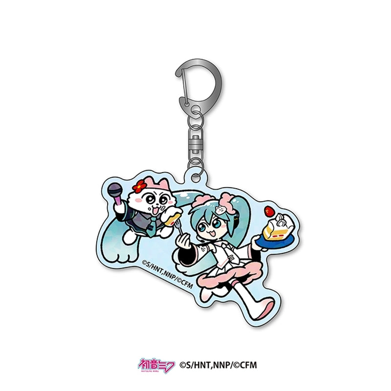 [※Blind](Goods - Keychain) Hatsune Miku x Nmeneko Hatsune Miku x Nmeneko Trading Acrylic Keychain (5 Types Total)