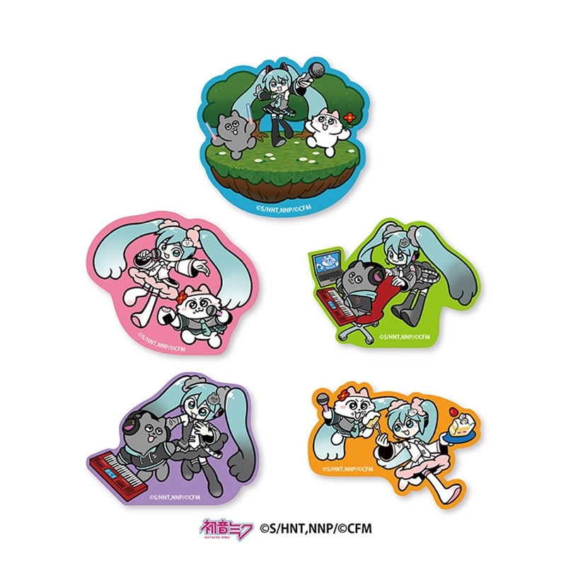 (Goods - Sticker) Hatsune Miku x Nmeneko Hatsune Miku x Nmeneko Sticker Set of 5