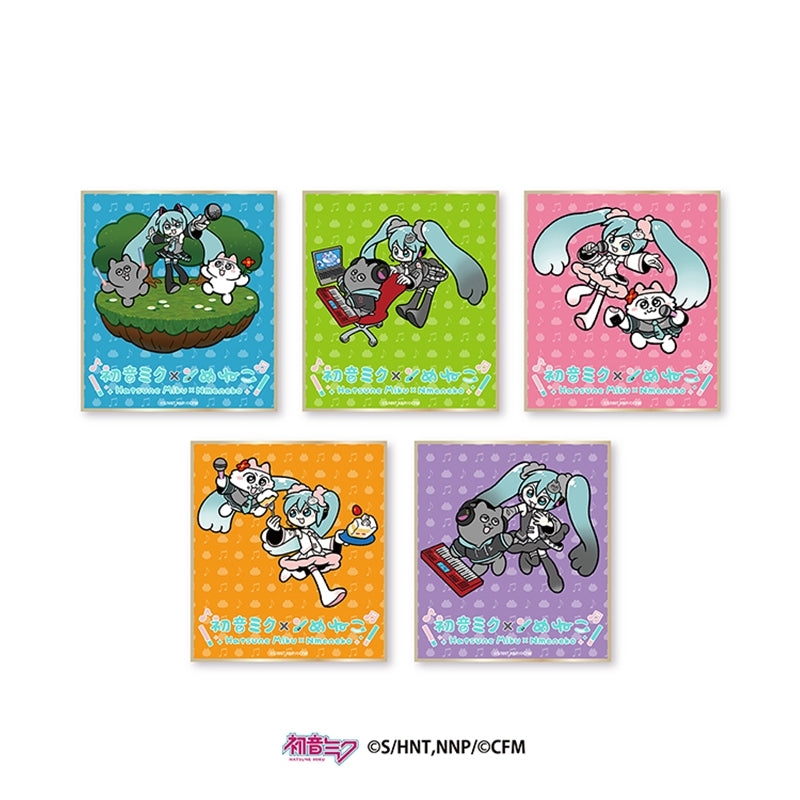 [※Blind](Goods - Art Board) Hatsune Miku x Nmeneko Hatsune Miku x Nmeneko Trading Art Board (5 Types Total)