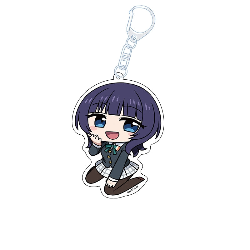 (Goods - Key Chain) Love Live! Nijigasaki High School Idol Club Petanko Acrylic Key Chain Karin Asaka