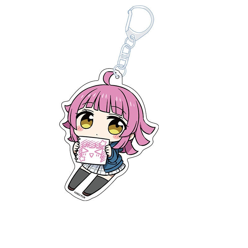 (Goods - Key Chain) Love Live! Nijigasaki High School Idol Club Petanko Acrylic Key Chain Rina Tennoji