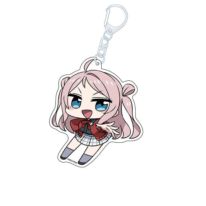 (Goods - Key Chain) Love Live! Nijigasaki High School Idol Club Petanko Acrylic Key Chain Lanzhu Zhong