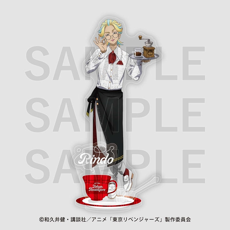 (Goods - Stand Pop) Tokyo Revengers Coffee time Acrylic Stand Rindo Haitani