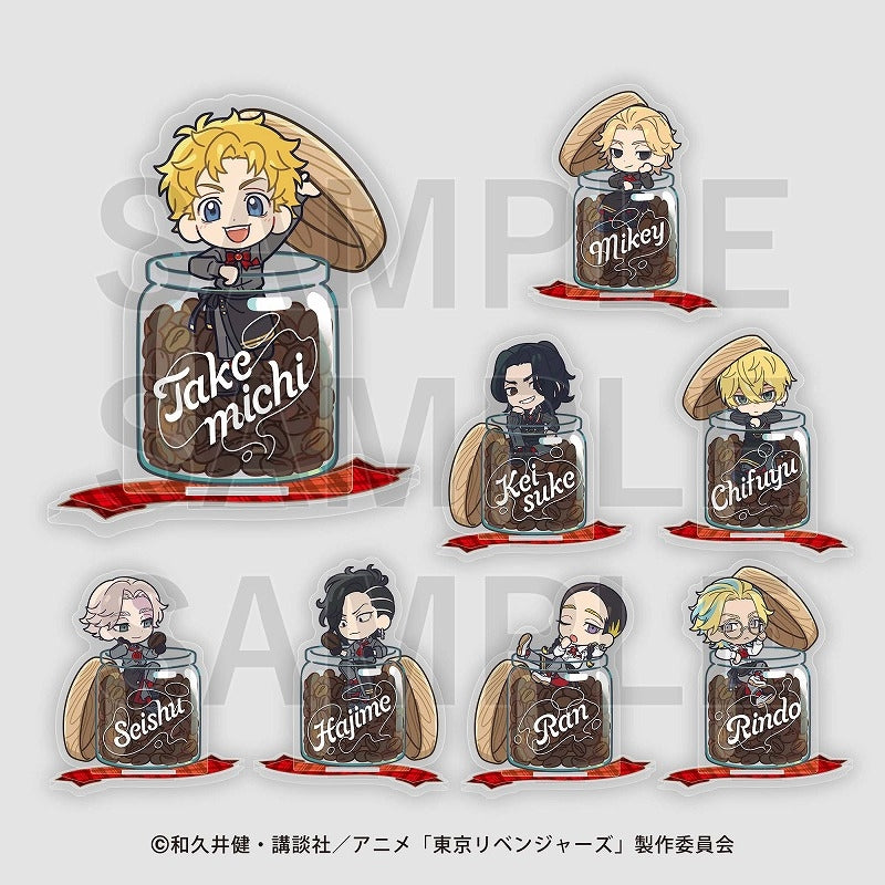 (1BOX=8)(Goods - Stand Pop) Tokyo Revengers Coffee time Trading Mini Acrylic Stand