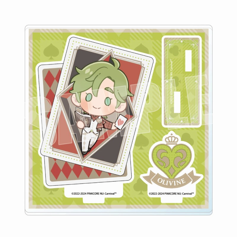 (Acrylic Stand) NU: Carnival Acrylic Diorama Stand (Playing Cards ver.)(Olivine) [animate Exclusive]