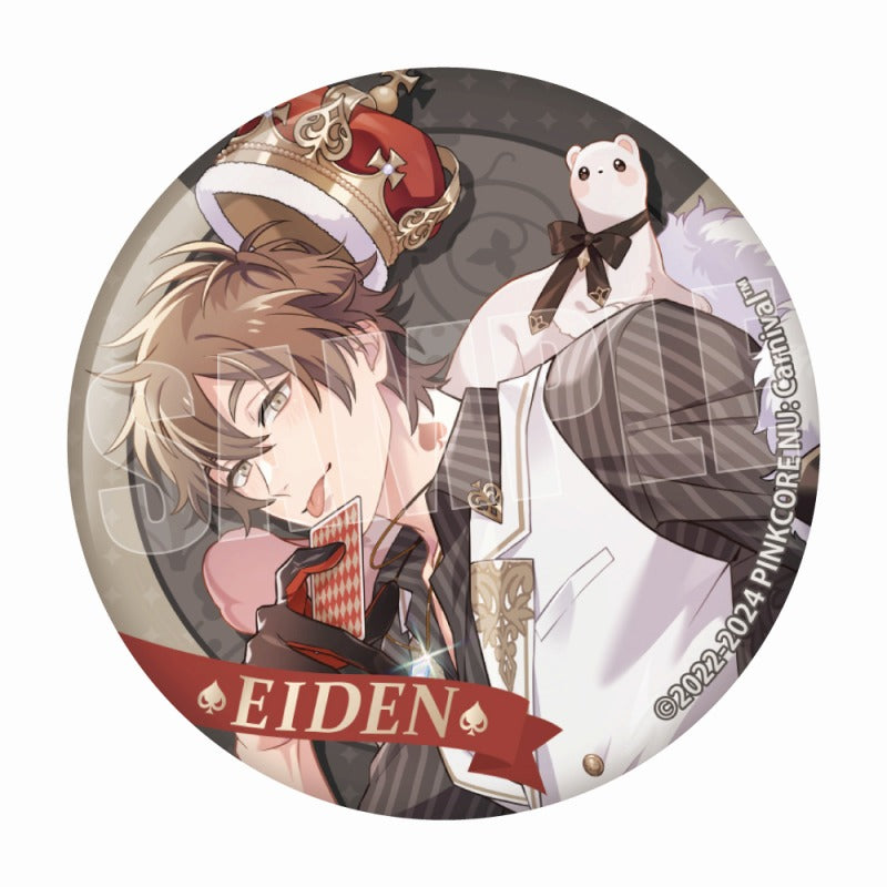 (1BOX=12)(Badge) NU: Carnival Trading  Button Badge (Playing Cards ver.) [animate Exclusive]