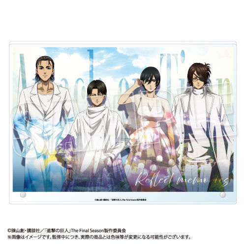 (Goods - Ornament) Attack on Titan Acrylic Panel [Reflect Memories ver.]