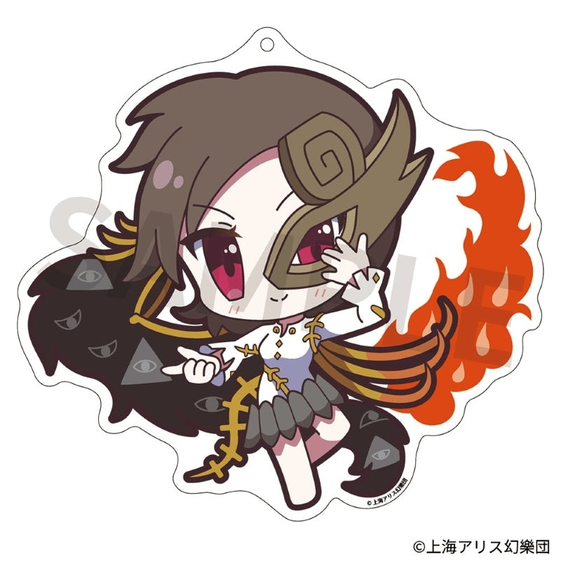 (Goods - Key Chain) Touhou Project Acrylic Key Chain Yurutto Touhou 200 Ariya Iwanaga