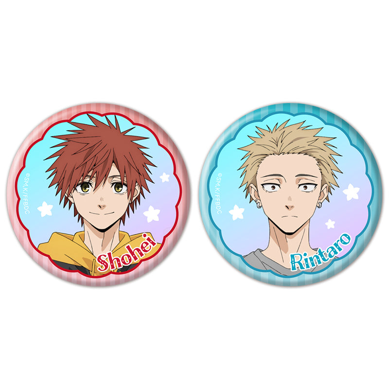 (Goods - Badge) TV Anime The Fragrant Flower Blooms with Dignity Iridescent Button Badge Set of 2 Shohei Usami & Rintaro Tsumugi