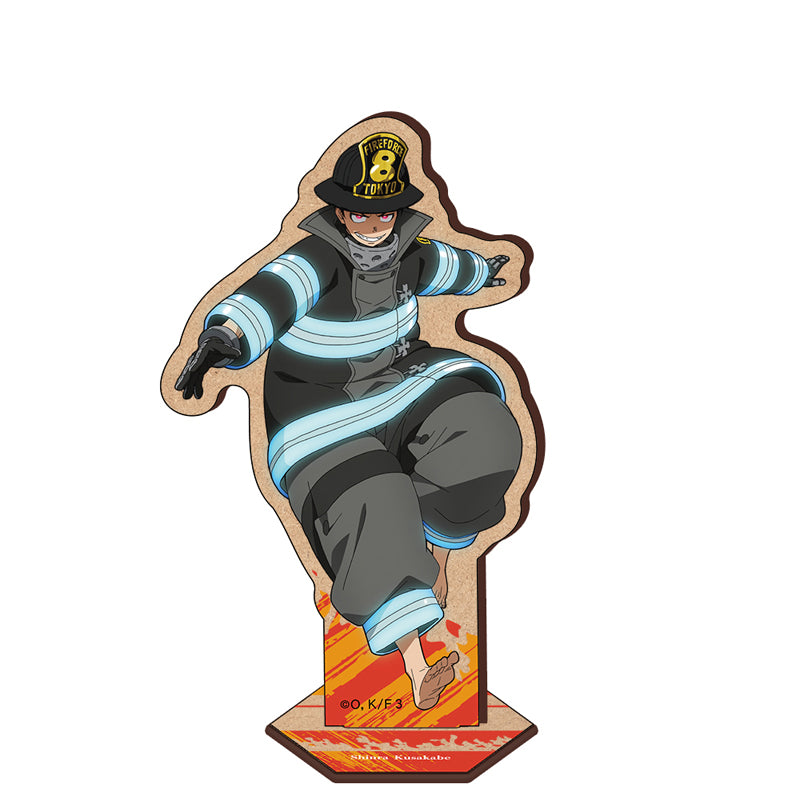 (Goods - Stand) TV Anime Fire Force Season 3 Wooden Chara Stand Shinra Kusakabe