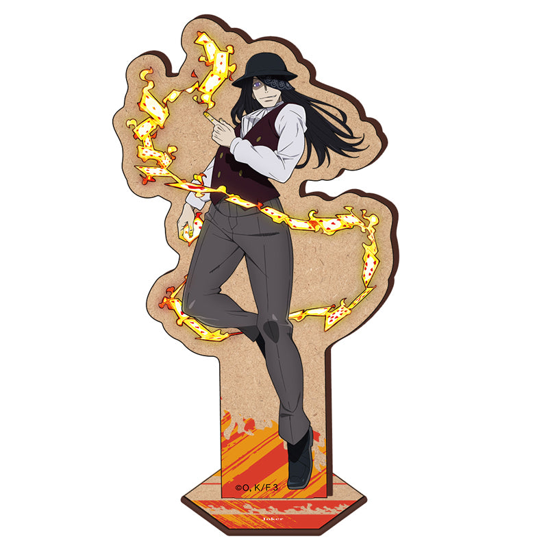 (Goods - Stand) TV Anime Fire Force Season 3 Wooden Chara Stand Joker