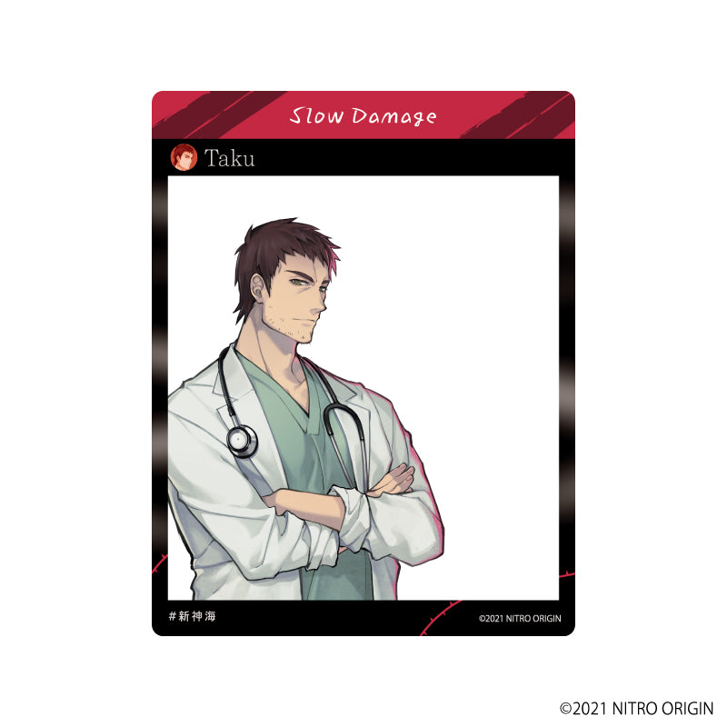 (1BOX=5)(Goods - Card) Slow Damage Acrylic Card - 01 (Official Art)