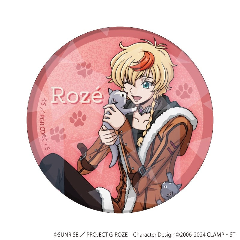 [※Blind](1BOX=5)(Goods - Badge) Code Geass: Roze of the Recapture Holographic Button Badge (57mm) 01 (5 Types Total) (feat. Exclusive Art)