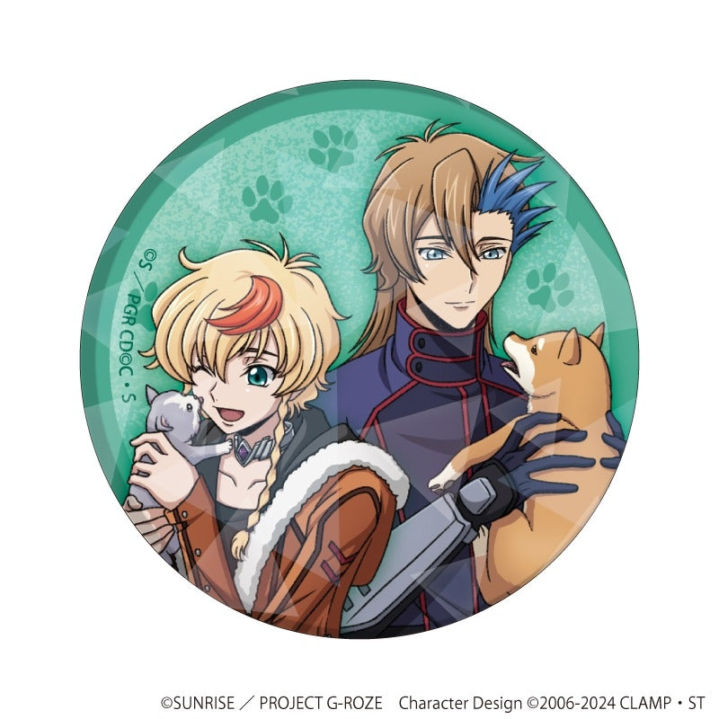 [※Blind](1BOX=5)(Goods - Badge) Code Geass: Roze of the Recapture Holographic Button Badge (57mm) 01 (5 Types Total) (feat. Exclusive Art)