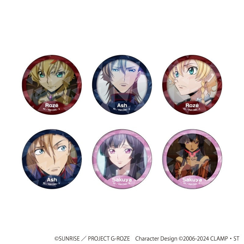 [※Blind](1BOX=6)(Goods - Badge) Code Geass: Roze of the Recapture 57mm Holographic Button Badge 02 (6 Types) (Stills)