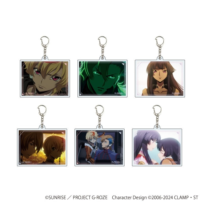 [※Blind](1BOX=6)(Goods - Key Chain) Code Geass: Roze of the Recapture Acrylic Key Chain 02 (6 Types) (Stills)