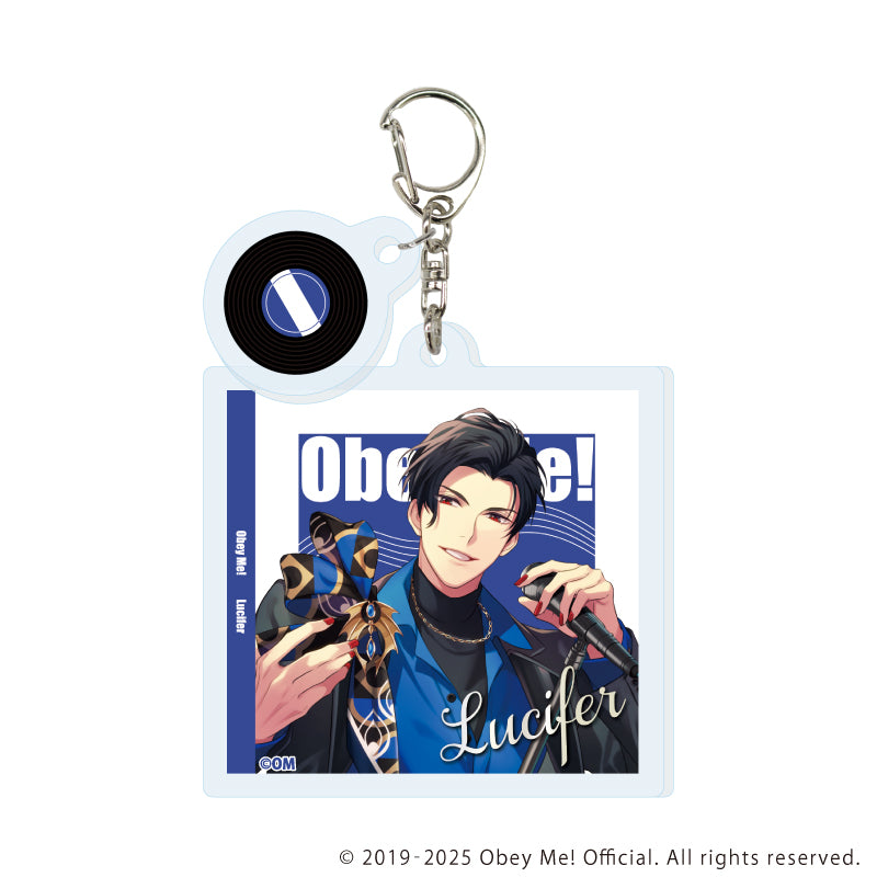 (1BOX=7)(Goods - Keychain) Obey Me! Nightbringer Acrylic Keychain w/Charm 01 Band Ver.(feat. Exclusive Art)