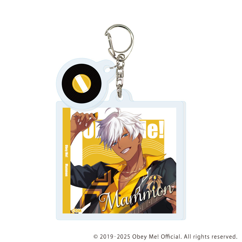 (1BOX=7)(Goods - Keychain) Obey Me! Nightbringer Acrylic Keychain w/Charm 01 Band Ver.(feat. Exclusive Art)