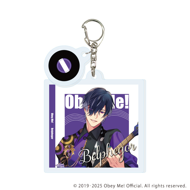 (1BOX=7)(Goods - Keychain) Obey Me! Nightbringer Acrylic Keychain w/Charm 01 Band Ver.(feat. Exclusive Art)