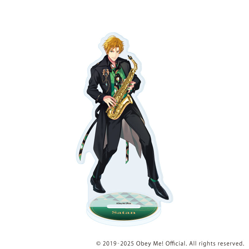 (Goods - Acrylic Stand) Obey Me! Nightbringer Acrylic Stand 117 Satan Band Ver. (feat. Exclusive Art)
