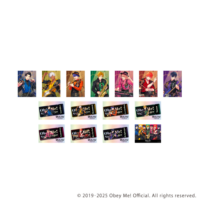[※Blind](Goods - Bromide) Obey Me! Nightbringer L-size Bromide Set of 3 01 Band Ver. (15 Types Total)(feat. Exclusive Art)