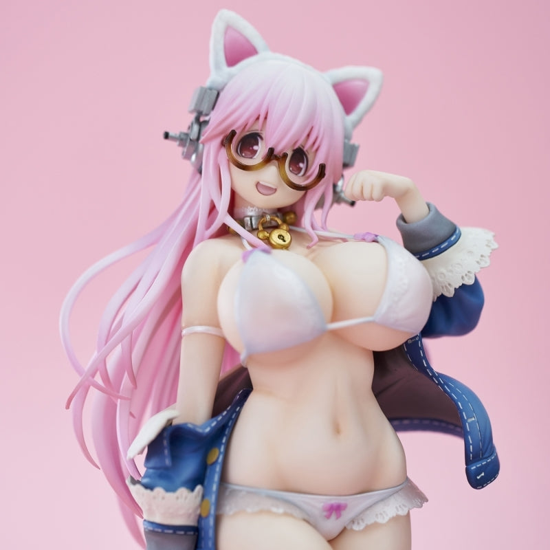 (Bishojo Figure) Super Sonico White cat ver. Complete Figure (Re-release)
