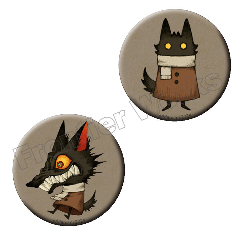 (Goods - Badge) Maniani World 2024 SMR Monster Badge Set of 2 E