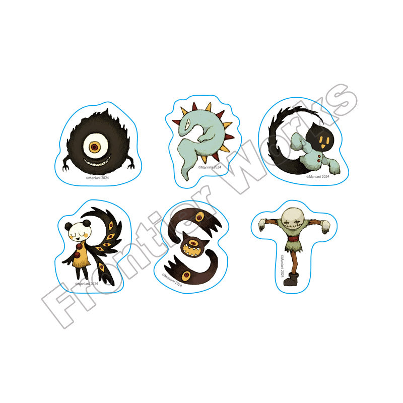 (Goods - Sticker) Maniani World 2024SMR Alphabet Flake Sticker O - T