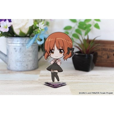 (Goods - Stand Pop) Girls und Panzer das Finale Puchi Choko Acrylic Stand (Miho Nishizumi) Subculture Fashion ver.