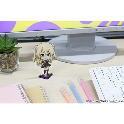 (Goods - Stand Pop) Girls und Panzer das Finale Puchi Choko Acrylic Stand (Darjeeling) Subculture Fashion ver.