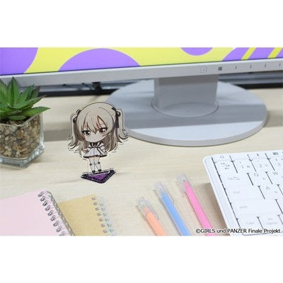 (Goods - Stand Pop) Girls und Panzer das Finale Puchi Choko Acrylic Stand (Alice Shimada) Subculture Fashion ver.