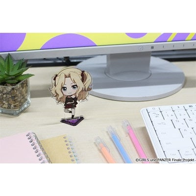 (Goods - Stand Pop) Girls und Panzer das Finale Puchi Choko Acrylic Stand (Kay) Subculture Fashion ver.