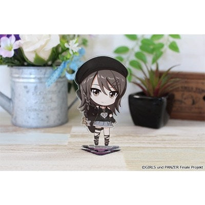 (Goods - Stand Pop) Girls und Panzer das Finale Puchi Choko Acrylic Stand (Mika) Subculture Fashion ver.