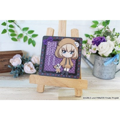 (Goods - Coaster) Girls und Panzer das Finale Puchi Choko Rubber Mat Coaster (Katyusha) Subculture Fashion ver.
