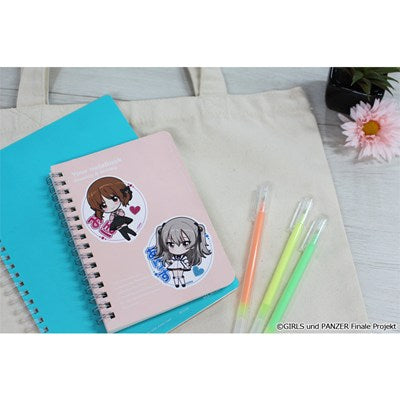 (Goods - Sticker) Girls und Panzer das Finale Puchi Choko Weatherproof Sticker Set (Subculture Fashion ver.)