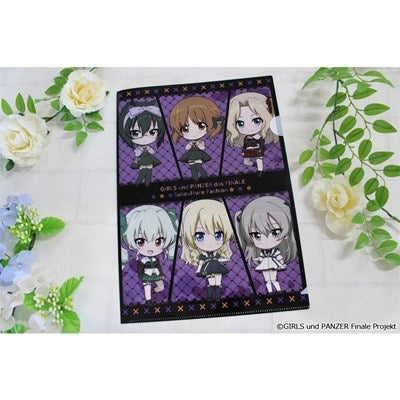 (Goods - Clear File) Girls und Panzer das Finale Puchi Choko Clear File (Subculture Fashion ver.)