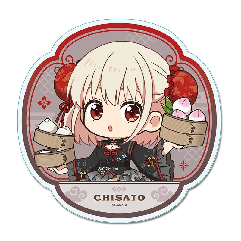 (Goods - Coaster) Lycoris Recoil TV Anime Puchi Choko Acrylic Coaster (Chisato Nishikigi) Chinese ver.