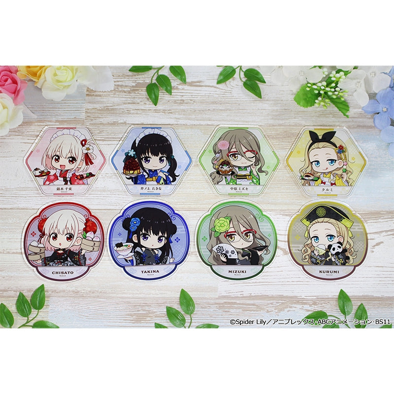 (Goods - Coaster) Lycoris Recoil TV Anime Puchi Choko Acrylic Coaster (Takina Inoue) Chinese ver.